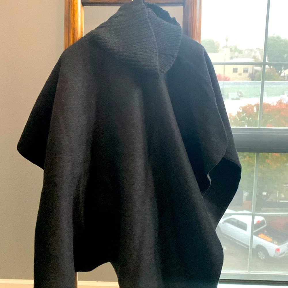 Stick and Ball Alpaca poncho
